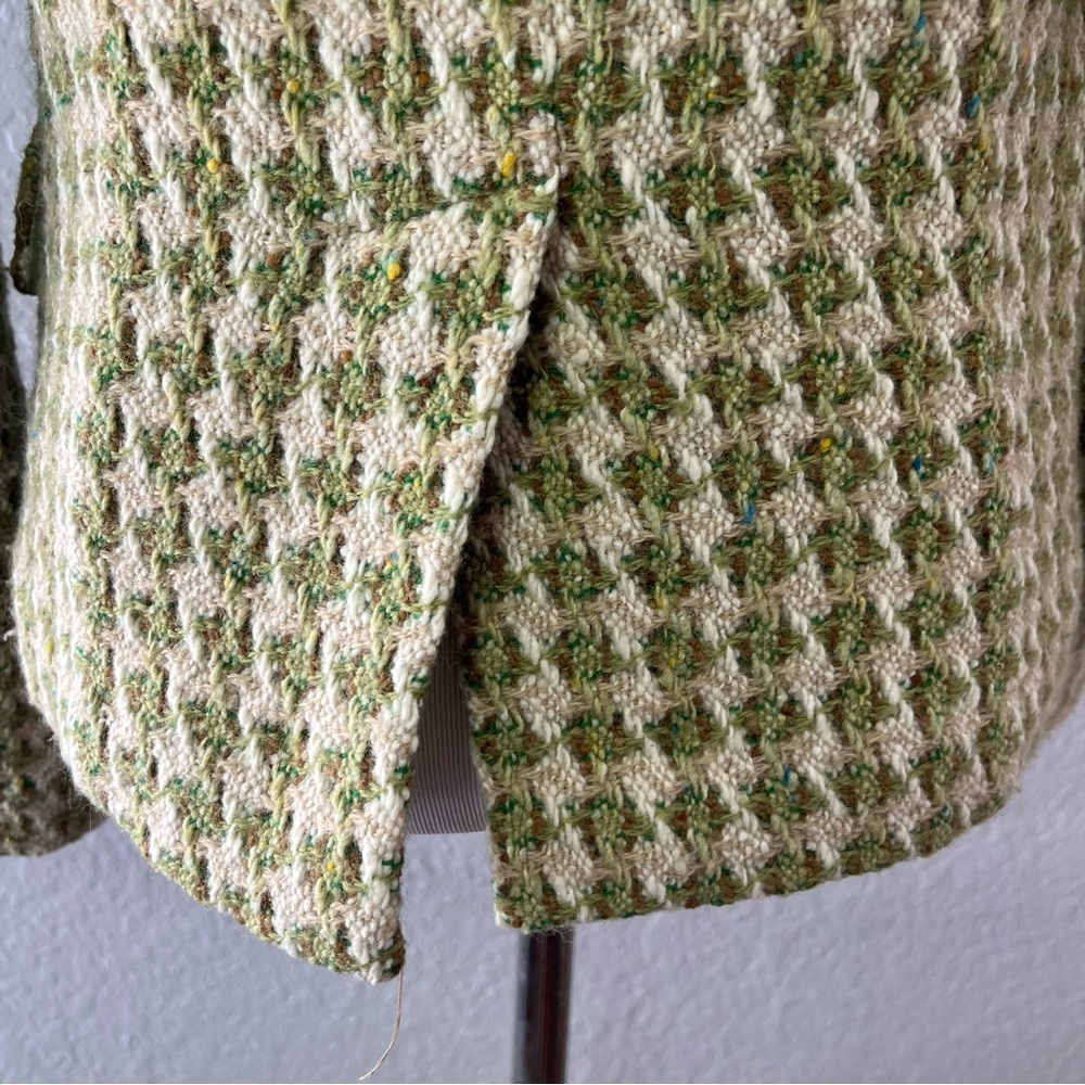 Banana Republic Tweed Wool Blend Blazer Size Small - Picture 8 of 13
